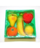 Bergen - Marzipan Fruit  (2)- 5 piece  4 oz. Baskets - Buy Online on GoSupps.com