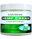 ENVISHA Hemp Cream - Hydrating & Moisturizing Body Cream for Men and Women - 2 oz - Buy Online on GoSupps.com