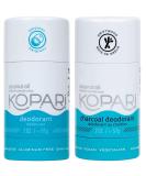 Kopari Aluminum Free Deodorant For Men and Women - Pack of 2 - Original and Charcoal - 2 Oz. - Buy Online on GoSupps.com