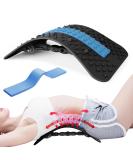 Back Extensor & Massager for Lumbar Support - Multi-Stage Back Rescuer for Office Chairs - Effective Relief for Upper & Lower Spine - Stylish Black Design - Buy Online on GoSupps.com