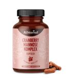 Cranberry Manosis Complex Capsules - 180 Vegan Capsules | 96mg PAC 80mg D-Mannose & 20mg Vitamin C | Pure Nutrients from Achterhof - Buy Online on GoSupps.com