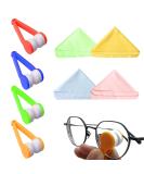 Mini Portable Glasses Cleaning Brush Set - 4 PCs Soft Microfiber Cleaner Tool for Travel & Daily Use - Buy Online on GoSupps.com