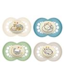 MAM Night Original SkinSoft Silicone Pacifier Set of 4 (6-16 Months) - Includes 2 Sterilized Transport Boxes | International Shipping Available - Buy Online on GoSupps.com
