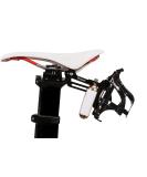 TriSeven Premium Cycling Saddle Cage Holder - Lightweight for Triathlon & MTB, Holds 2 Water Bottles & 2 co2 Cartridges | Does NOT Include Water Cages! - Buy Online on GoSupps.com