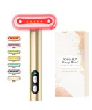 Shop Golden Face Massager - Red Light Therapy Device | 7 Color LED Facial Light Therapy for At-Home Skin Care - Buy Online on GoSupps.com