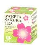Tea Boutique Sweet Sakura Tea Green Tea With Cherry Blossom & Leaf (10 Tea Bags) 20g - Buy Online on GoSupps.com
