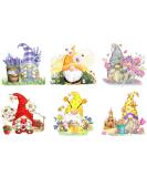 Gnome Cross Stitch Kits for Adults - 6 Pack Stamped Crossstitching Kits Preprinted 11 Count Cross-Stitch Kit for Beginner 11CT Prestamped Easy Pattern Needlepoint Kits Crafts for Decor 11.8x11.8inch - Buy Online on GoSupps.com