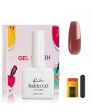 Rechoo Builder Gel for Nails - 15ml Brick Red Nail Extension Set 50pcs Nail Forms & 5 in 1 Gel for French Nail Art & Design - Buy Online on GoSupps.com