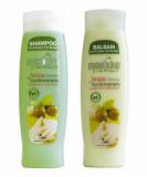 Mayoliva Mas Omega Shampoo & Balsam Rinse Set 12oz - Dominican Hair Care | International Shipping Available - Buy Online on GoSupps.com