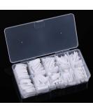 Yimart 500pcs French Acrylic Style False Nails Tips - White | Nail Art Tips With Box - Buy Online on GoSupps.com