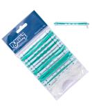 Poniks Constant Waves Wickler - Small Cold Wash Curlers for Permanent Waves | 6mm 12 Pieces Turquoise & White - Buy Online on GoSupps.com