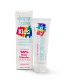 Vitaminpaste Kids Toothpaste with Daily Multivitamins - Fluoride Free, Fresh Breath, Anti-Cavity - Bubble Gum Flavor - 4.1oz - Buy Online on GoSupps.com