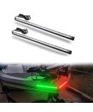 Boaton Marine Boat Navigation Lights, Night Fishing Lights, No Drilling Install Boat Bow Lights Boat Running Lights For Pontoon Boat Bass Boat Jon Boat Jet Ski Kayak Ren and Green - Buy Online on GoSupps.com