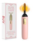 Buy Heated Eyelash Curler - Electric Fast Heating Rechargeable 2 Modes | Long Lasting Curling Gift for Women - Pink - Buy Online on GoSupps.com