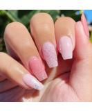 DANNI & TONI 28-Piece Semi Cured Gel Nail Polish Strips - Pink Sands Playful Design - Buy Online on GoSupps.com