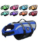 Emust Dog Swimming Vest - Reflective Lifeguard Vest for Small Dogs with Rescue Handle | Safe Swimming & Boating - PO Blue - Buy Online on GoSupps.com