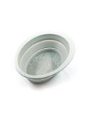 Freetune Foldable Shaving Bowl - Silicone Rubber Pocket Size & Durable Multipurpose Bowl - Easy to Carry Silver - Buy Online on GoSupps.com
