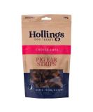 Hollings Pig Ear Strips Dog Treats 100% Natural Air Dried Long Lasting Chews for Adult Dogs Grain Free & High in Protein (150g) 150 g (Pack of 1) - Buy Online on GoSupps.com