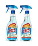 Pack of 2 Elbow Grease Glass Cleaner with Vinegar for Windows and Mirrors - 500 ml - Power Performance Streak Free Window Cleaning Equipment - Buy Online on GoSupps.com