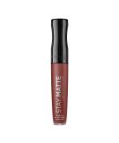 Rimmel London Stay Matte Liquid Lipstick Troublemaker Nude Shade 5 - 5.5 ml | Long-Lasting Matte Finish - Buy Online on GoSupps.com