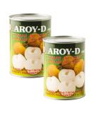Aroy-D Longan in Syrup 565g (Pack of 2) - Buy Online on GoSupps.com