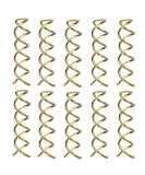 Spiral Bobby Pins 10 Pack - Blonde Spin Pins for Messy Bun DIY Hairstyles - Small Bun Bobbypins for Fashionable Looks - Buy Online on GoSupps.com