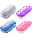 4 PCS Two-Sided Nail Brush Set for Hand Cleaning - Soft and Stiff Bristles, Ideal for Men, Women, and Kids - Buy Online on GoSupps.com