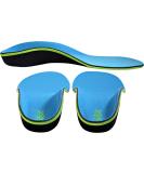 KidSole Stealth Fighter: High Arch Support Insole for Kids - Slim Profile Memory Foam Comfort Ankle Correction (Size 9-11 - Buy Online on GoSupps.com