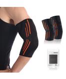 Dualceco Elbow Bandage | Anti-Slip Breathable Support for Bodybuilding & Tennis - Unisex S Black - Buy Online on GoSupps.com