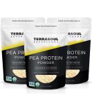 Terrasoul Superfoods Organic Pea Protein 4.5 Lbs - Pack of 3 | Plant-Based Protein Supplement - Buy Online on GoSupps.com