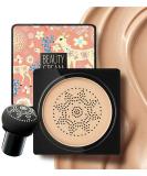 Natural Mushroom Head Air Cushion BB Cream Foundation for Flawless Moisturized Skin - Buy Online on GoSupps.com