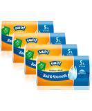 Swirl Bathroom & Cosmetics Carrying Handle Garbage Bags - Multipack 4x5L (40 Bags) | Eco-Friendly & Durable for International Shipping - Buy Online on GoSupps.com
