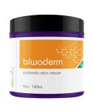 Biwaderm Probiotic Skin Cream - Organic 4oz for Eczema Psoriasis & Folliculitis Treatment with Pure Aloe Vera Gel - Buy Online on GoSupps.com