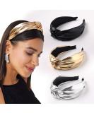 Headbands Women Hair Head Band- Knotted Wide Turban headband Fashion Cute Hairbands Hair Accessories for Girls and Women (YHHFG-017) - Buy Online on GoSupps.com