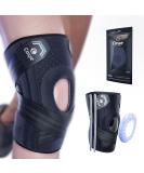 Caspe Adjustable Knee Brace - Pain Relief & Support with Gel Pad & Stabilizers for Arthritis Meniscus Tear ACL Sports - Buy Online on GoSupps.com