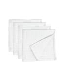 GILDEN TREE Waffle Towel 4 Pack Washcloths - Quick Dry Thin Exfoliating - Classic Style, White - Buy Online on GoSupps.com