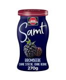 Schwartau Samt Blackberry Fruit Spread 270g - No Seeds | Buy Internationally - Buy Online on GoSupps.com