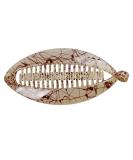 Ancllo Large Banana Hair Clips - Fish Shape Hair Accessories for Women & Girls - 2 Coffee Brown Clips with Rounded Edges - Buy Online on GoSupps.com