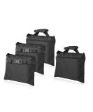 4 Pack Heavy Duty Sandbags with Zipper and Buckle Straps for Light Stand Support - New Model - Buy Online on GoSupps.com