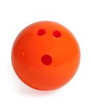 Champion Sports Plastic Bowling Ball: Rubberized Soft Ball for Training & Kids Games, Orange - Buy Online on GoSupps.com