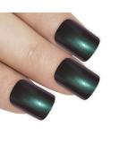 False Nails Bling Art Green Purple Chameleon French Squoval 24 Fake Tips - Buy Online on GoSupps.com