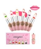 Xiangmall 6-Piece Color Changing Jelly Lipstick Set - Crystal Lip Balm & Flower Lip Gloss - Perfect Gift for Mothers & Girls - Buy Online on GoSupps.com