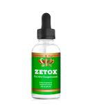 ZETOX Zeolite Detox Drops | Premium Clinoptilolite for Kids & Adults | Enhanced with Methyl B12 & D3 | Daily Detox & Energy Support (60 Servings - Buy Online on GoSupps.com