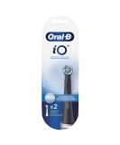 Oral-B iO Ultimate Clean Replacement Brush Heads, Black, 2 Count - Buy Online on GoSupps.com