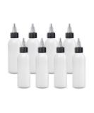 Buy ljdeals 2 oz Plastic Bottles with Twist Top Caps - Refillable Reusable Perfect for Essential Oils Hair Color Travel Size - 8 Pack Made in USA - Buy Online on GoSupps.com