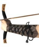 longbowmaker Traditional leather arm guard for archery left hand - Buy Online on GoSupps.com