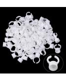 Yuelong 300PCS Disposable Pigment Rings - Tattoo Glue Holder & Ink Cups for Eyelash Extension & Nail Art (Medium) - 300 Count - Buy Online on GoSupps.com