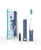 Sonisk Pulse Electric Toothbrush - Sonic Technology Battery Powered 31 000 Strokes/Minute Includes Travel Case & Brush Heads - Portable Steel Blue - Buy Online on GoSupps.com