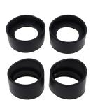 4PCS Soft Rubber Eyepiece Covers for 32-36mm Stereo Microscope - Eye Guards Shield Cups - 2 Oblique Angle & 2 Flat Angle Black - Buy Online on GoSupps.com