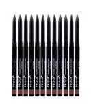 Nabi Retractable Waterproof Eyeliner Pencil (Brown) - Long Lasting & Fade Resistant - 12pcs Beauty Spot Pack - Quick Makeup Remover - Buy Online on GoSupps.com